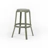 NARDI STACK MAXI Green industrial Plastic outdoor bar stool