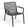 NARDI DOGA RELAX Grey design Plastic outdoor chair