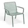 NARDI DOGA RELAX Mint design Plastic outdoor chair