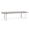 NARDI ALLORO 210-280 EXT White, Taupe modern Dining Table