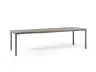 NARDI TEVERE 210 EXT Taupe minimalist Outdoor complete table