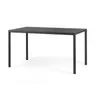 NARDI PIAVE TABLE 140x80 Antracit design Kültéri komplett asztal