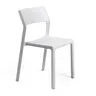 NARDI TRILL BISTROT White minimalist Plastic outdoor chair