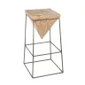 BT TRIANGOLO  industrial Wooden indoor bar stool