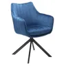 SI ZALIA Blue elegant Upholstered indoor chair